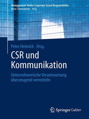 cover image of CSR und Kommunikation